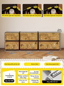 MEISD | Tủ Đặt Cạnh Giường Kim Loại Vintage Không Chứa Formaldehyde