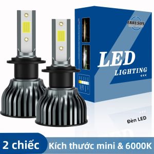 Bóng Đèn Pha Ô Tô LED Erruson 280W Mini H4 H11 H7 H3 6000K 300000LM Bộ Chuyển Đổi Không Gây Điểm Tối Tương Thích Với H1 9005 9006