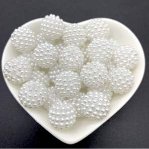 50/100Gr Hạt Nhựa Xí Muội Nhiều Size Hạt Cườm Chùm Nho Có Lỗ Xỏ Làm Phụ Kiện Trang Trí Đồ Handmade DIY