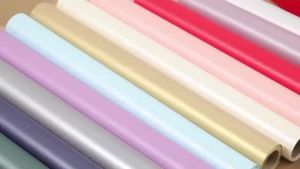 1roll White Matte Wrapping Paper Gift Wrapping Paper Pearlescent Milky White Packaging Birthday Wrapping PaperChristmas Decorat