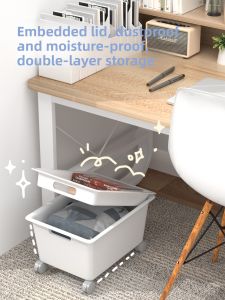 Office Desk underneath Bag Rack Workstation Bookbag Document Organizer Dormitory Miscellaneous Storage Book Storage Box