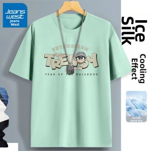 Jeanswest | Cooling Ice Silk Mesh Quick Dry Breathable Mens T-Shirt