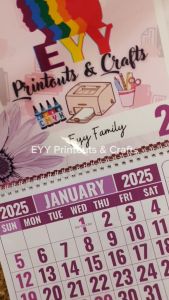 Customized Wall Calendar For 2025