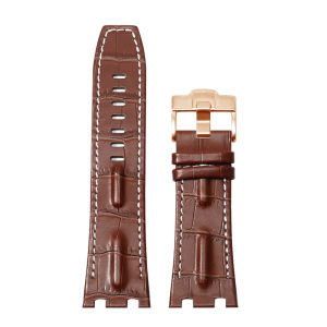 Dây Đeo Đồng Hồ Bằng Da 28mm Cho Audemars Piguet Royal Oak Offshore 26470 15703 15710 Nam Pin Buckle Dây Da Bò