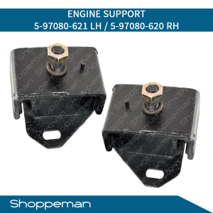 ISUZU NKR 4BC2 LH RH ENGINE SUPPORT LH 5-97080-621 RH 5-97080-620