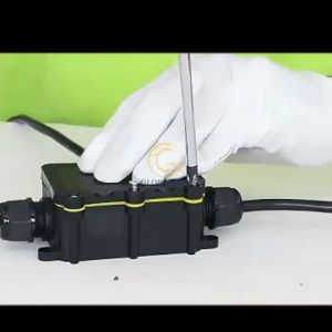 POTRIC 2/3 Way Waterproof Junction Box Outdoor Junction Box Underground Cable Connector Electrical External Power Cord