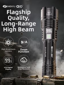 AIC | Bright Rechargeable Durable Mini Handheld Flashlight