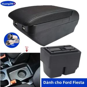 Hộp Để Tay Ford Fiesta MK7 Phụ Kiện Nội Thất Ô Tô Chất Liệu Da/nhựa ABS Dành Cho Các Mẫu Xe 2009-2017