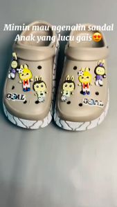 MYFEIDA - FEDOR D-069-3 SENDAL SLOP ANAK LABUBU NYAMAN DIPAKAI/FEDOR C-069-3 SENDAL SLOP ANAK LUCU