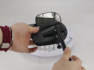 【PH STOCK】Pair of Adjustable Side Mirror v2 (Universal) High Quality With Carbon From Thailand #5541