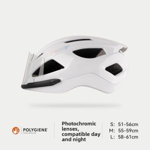 PMT | Magnetic Color Changing Visor Helmet with Lining for Road Cycling