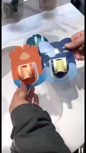 ที่แขวนฝักบัวชั้นวางในห้องน้ํา ที่วางฝัก ที่ใส่ฝักบัวลายการ์ตูน ปรับองศาได้ ไม่ต้องเจาะผนัง