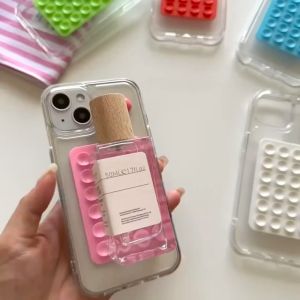 Phone Silicone Suction Pad Phone Case Detachable Suction Mount for Most Phone Strong Adhesion Suction Holder Hands Free Mobile Phone Fixture Suction Cup Backed Adhesive Silicone Rubber Sucker Pad Double Side Silicone Suction Pad For Fixed Pad