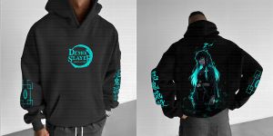 Demon Slayer Pullover Hoodie - Soft Breathable & Flexible | Comfortable Hoody | Great for Leisure Activities!