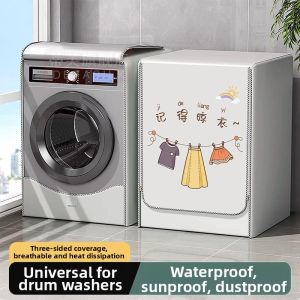 Defasilk | Waterproof Sun Protection Dustproof Cover for Front-Loading Washing Machine