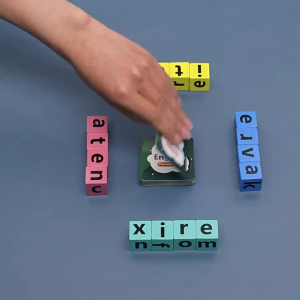 Educational 64 Cards 20 Letters Spelling Words Word Toys Building Blocks/Parent Child Game Learning English Early Puzzle