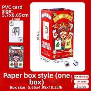 SHENWO | Waterproof Durable Thick Mahjong Tiles 144pcs