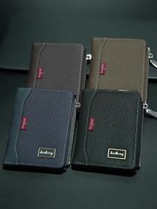 Baellerry | Baellerry RFID Blocking Simple Mens Wallet with Zipper Card Holder Male Photo ID Pocket Coin Purse - Luxury Design