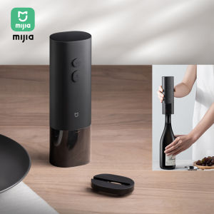 Mijia Electric Wine Opener- Automatic Cork Remover with Foil Cutter for Red Wine Bottle One-Touch Operation AAA Battery Powered