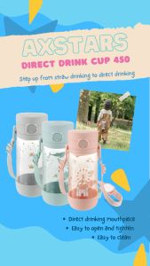 Richell AXSTARS Direct Drink Cup 450 ml: A Compact Beverage Holder