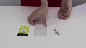 6 Pack Vertical ID Card Badge Holder Clear and Metal Clips Waterproof Vertical ID Badge Clear PVC Card Holder with Clip Straps