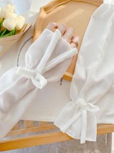 Sweet Girl Ice Silk Sleeve Covers Loose Korean Style Driving UV Protection Sunscreen Womens Summer Arm Guard Fashionable