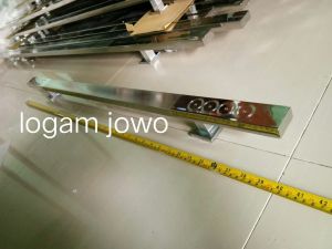 handle pintu rumah panjang 60cm kotak stainless