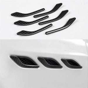 Maserati Ghibli 2014-2021 & Levante 2016-2021 Tấm Che Lỗ Thông Hơi Bên Hông Xe Ô Tô Viền ABS Sợi Carbon Hạt Sợi Carbon Phụ Kiện Ngoại Thất
