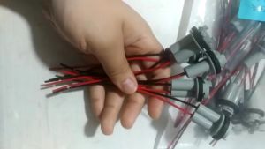 COMBO 10 đui bóng đèn ô tô T10 nhựa có dây. Đui bóng ghim đờ mi