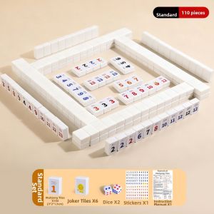 Portable Luxury Childrens Mahjong Game Number Tiles