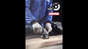 1PC 4" LADDERMAN Premium Zirconia Flap Disc Abrasive Wheel Angle Grinder Accessories Grinding Kertas Pasir Grinder Bulat