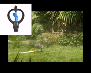 Automatic 10PCS Garden Watering High Turbine Nozzle 20mm Male Thread/Rotating Sprinkler Head/Water-Saving Irrigation Spray Jet