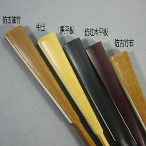 Retro Nỗi Nhớ Quạt Tre 7 Đến 12 Inch Đỏ Đen Trung Ngọc Đĩa Quạt Trang Trí Nhà Thủ Công Mỹ Nghệ