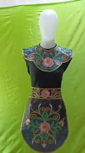 Renda Bordir Set Aksesoris Kostum Karnaval Motif Betawi 2