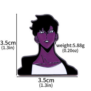 Anime Solo Leveling Lapel Enamel Pin Brooch Anime cartoon characters Badge Fans Clothes Backpack Charm Jewelry Gifts
