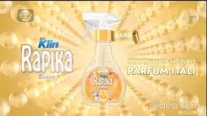 Perlengkapan Laundry Konsentrat Cair Spray Pump / Botol Semprot Rapika Biang 250 Ml Luxury Varian Pink Gold Blue Kispray 318 Ml Varian Gold Elegante Sapphire Violet Bluis Segeris