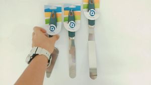 Stainless Kitchen Spatula: Heat Resistant & Non-Slip Cooking Tool