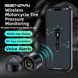SENPAI | Wireless Inner Outer Motorcycle Car Electric Vehicle Tire Pressure Monitor