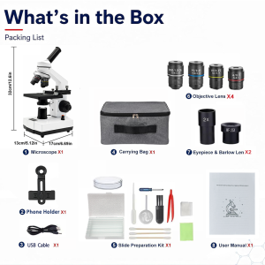 Microscope for Adults Professional:Compound Microscope for KidsPlant Stereo Microscopes for Kids Homeschool Lab