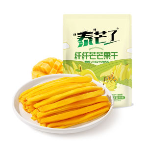 Thailand Mango Dried Fruit Snack Thick Sliced Mango Bars Office Self Sealing Bag Snacks Nutritious Dry Fruit Treats