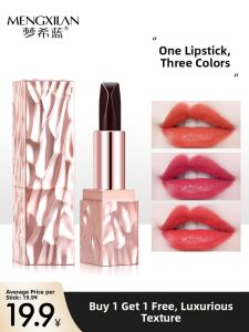 MengXiLan | Long-Lasting Smudge-Proof Moisturizing Triple Color Lipstick