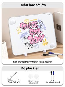 deli | Bảng Trắng Xóa Được Hai Mặt Có Từ
