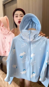 Áo chống nắng cho bé trai bé gái - dáng cánh dơi in ful - su lạnh mềm mát mịn