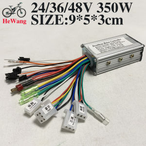36V 48V lithium battery vehicle controller 9*5*3cm sine wave controller 350w max20A for electric scooters LED display handlebars