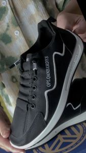 Sepatu Sneakers Casual Mexico Style Tali Karet Kasual Slip On Olahraga Pria Wanita Warna Hitam Abu