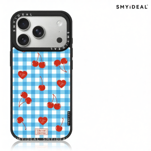 Smyideal | Universal Phone Case For Multiple Models Magnet Adhesion Plaid Cherry