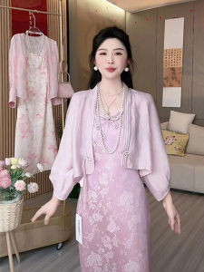 สไตล์จีนใหม่ น้ำหนักเบา ครีมกันแดดเกล็ดหิมะเสื้อผ้าผู้หญิง ฤดูร้อน กระโปรง ผ้าคลุมไหล่สั้นด้านนอกเปิด คาร์ดิเกน Thin Cover Up