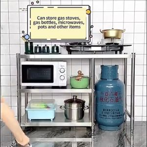 Stainless Steel Kitchen Rack Gas Rack  Dapur Masak  Kitchen Stove Rack  Multipurpose Rack  Table cooking  Keluli tahan karat