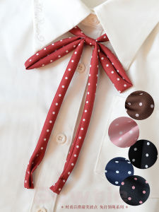 เน็คไทโพลีเอสเตอร์ลําลองสําหรับผู้หญิงพร้อมเครื่องประดับ JK น่ารักความยาวกว้างพิเศษ เหมาะสําหรับชุดนักเรียนและชุดแฟชั่น