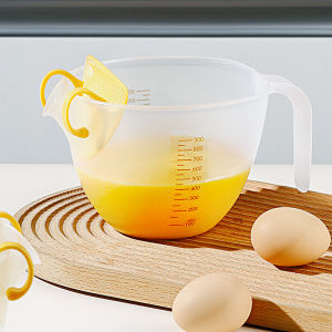 Yuanta เหยือกตวงพลาสติก ถ้วยตวง 1000ml พร้อมแผ่นกรอง เครื่องมืออบ Measuring cup
